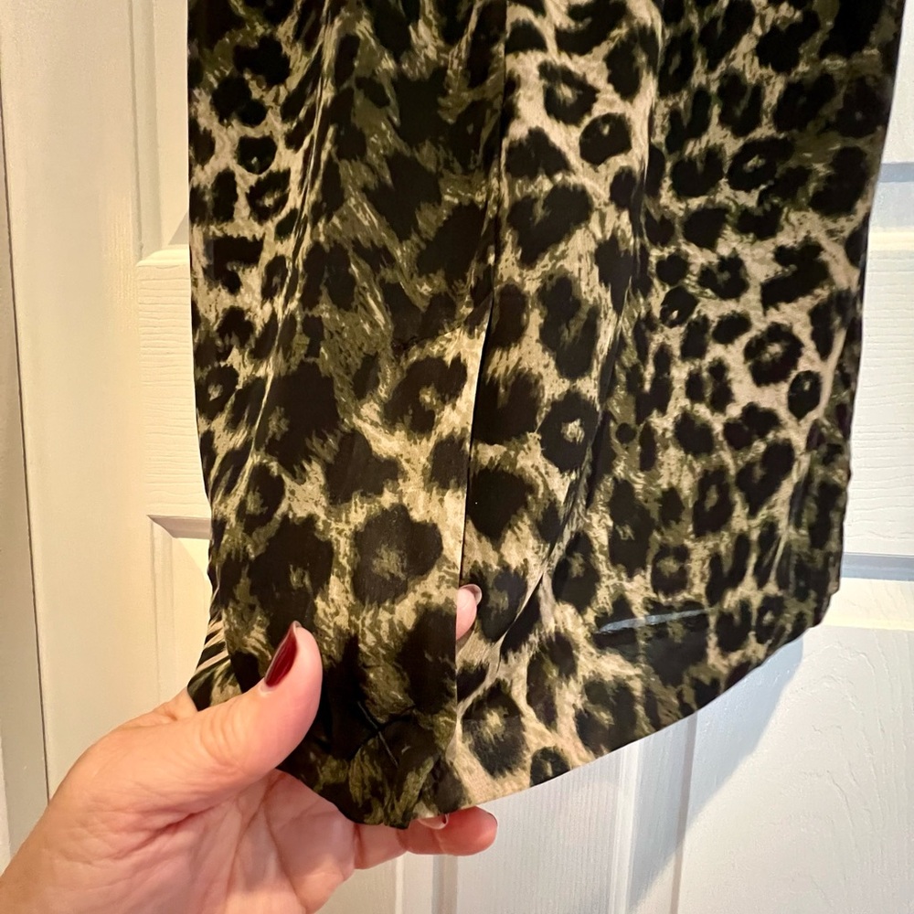 Dress - Apt. 9 - soft animal leopard print - black tan - size 10 - new W/O tags - Picture 7 of 11